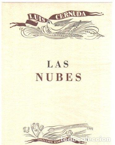 Libros: Las nubes (1937-1938) - Cernuda, Luis