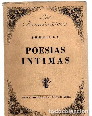 Libros: Poes&iacute;as &iacute;ntimas - Zorrilla - Foto 1