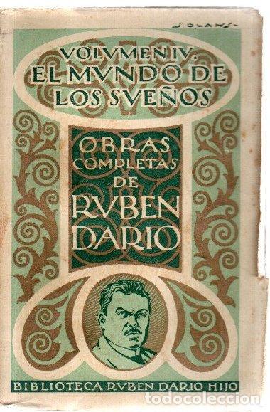 Libros: Obras completas IV. El mundo de los sue&ntilde;os. Prosas p&oacute;stumas - Dar&iacute;o, Rub&eacute;n