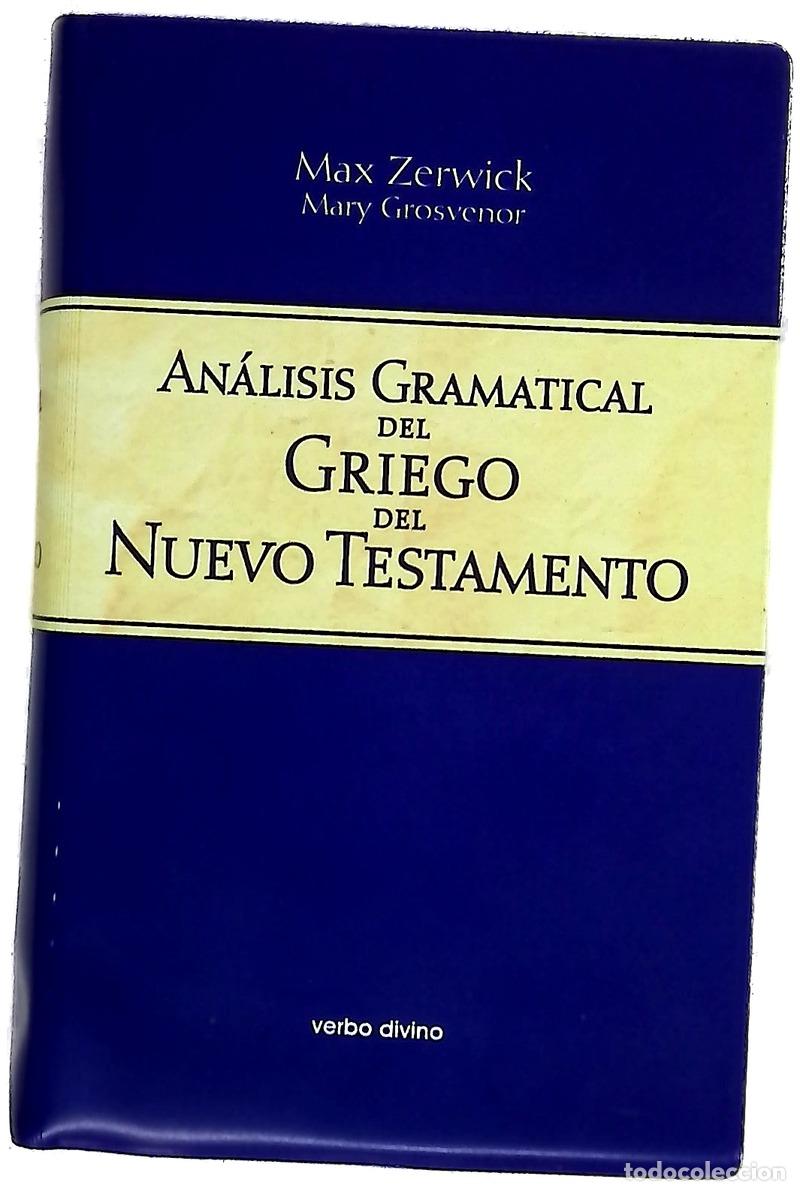 books: An&aacute;lisis gramatical del griego del Nuevo Testamento