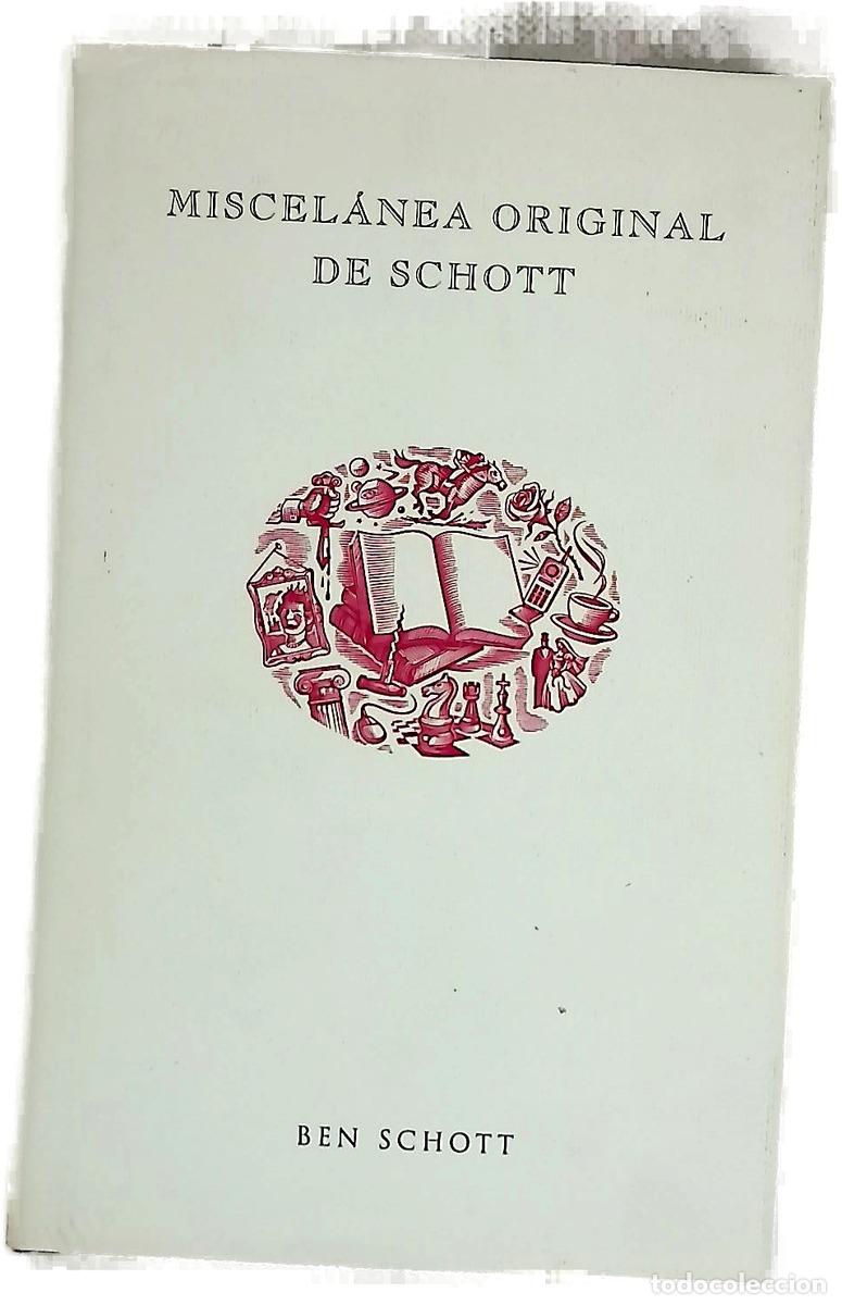 Libros: Miscel&aacute;nea original de Schott