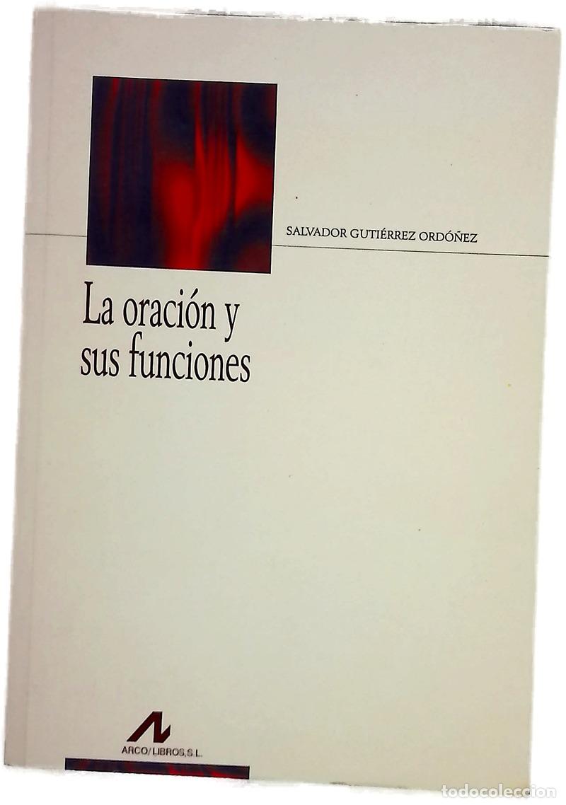 B&uuml;cher: La oraci&oacute;n y sus funciones