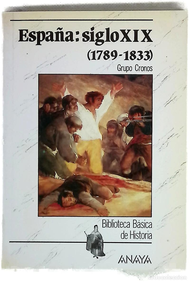 books: Espa&ntilde;a, siglo XIX (1789-1833)