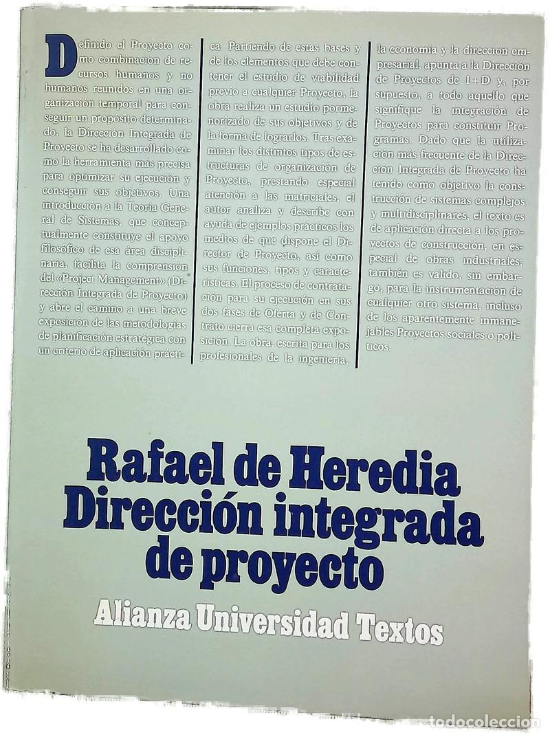 B&uuml;cher: Direcci&oacute;n integrada de proyectos &rdquo;project management&rdquo;
