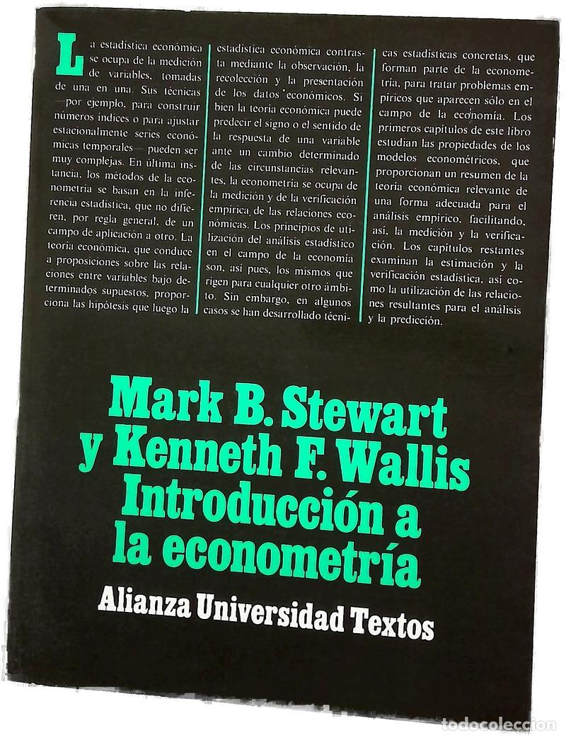 B&uuml;cher: Introducci&oacute;n a la econometr&iacute;a