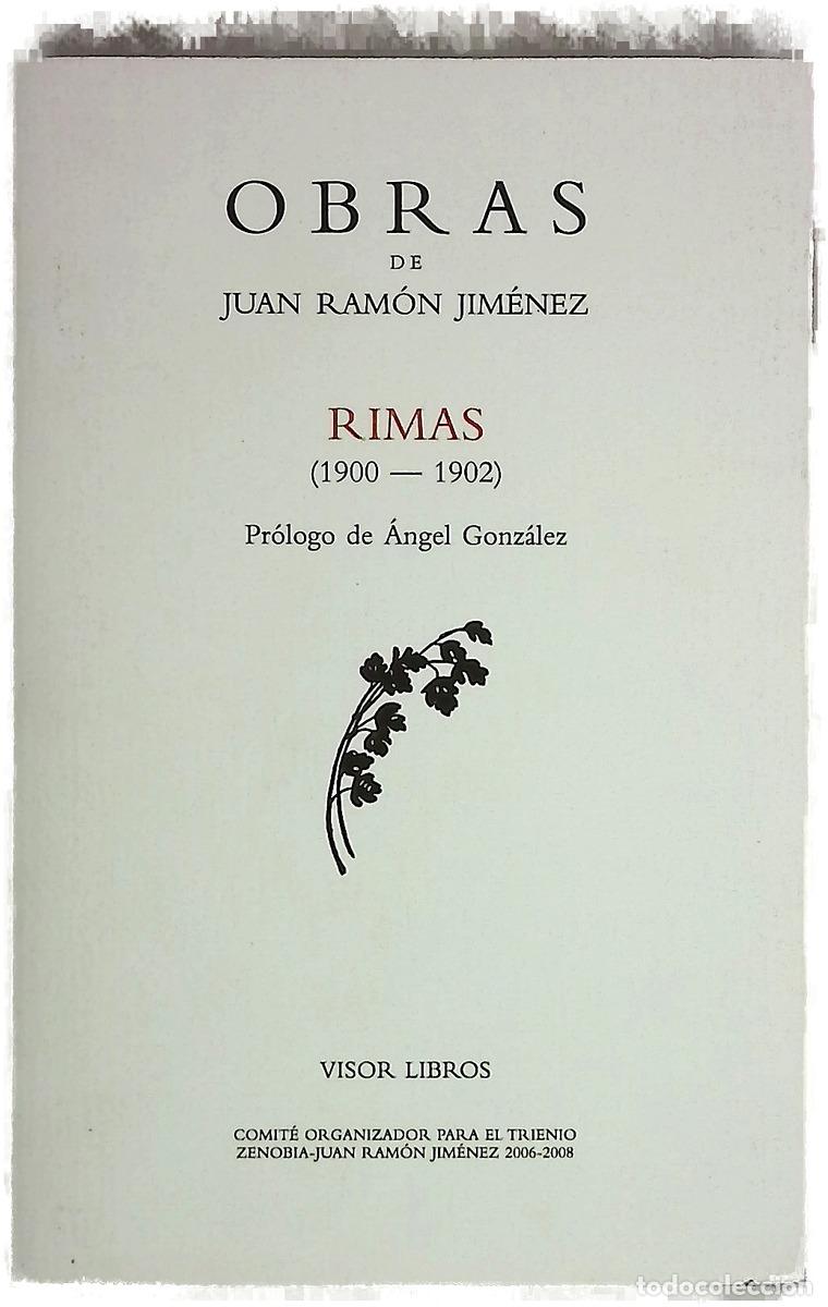 Libros: Rimas (1900-1902) - Jim&eacute;nez, Juan Ram&oacute;n; Blasco Pascual, Francisco J