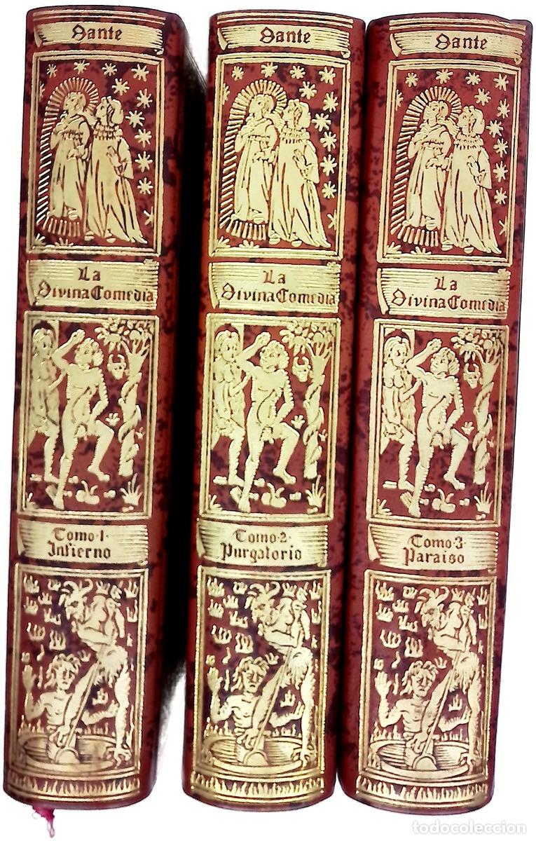 Libros: La divina comedia Tomo I, II y III (Infierno, Purgatorio, Para&iacute;so)
