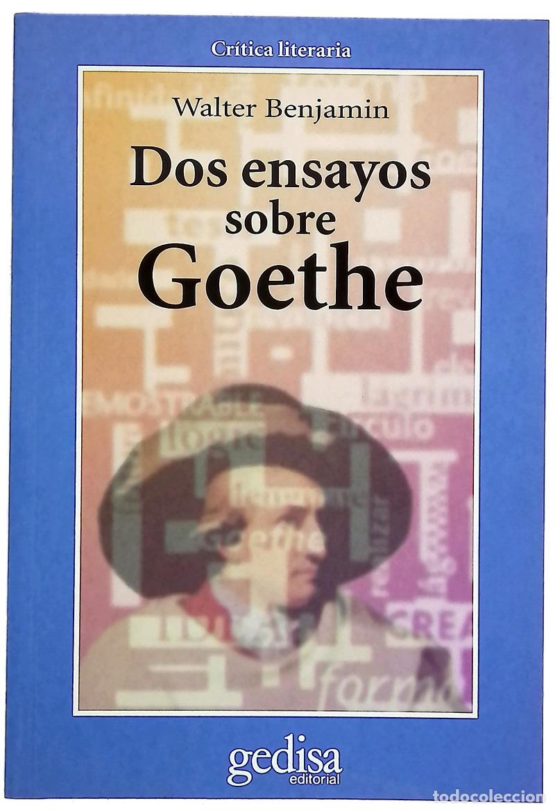 B&uuml;cher: Dos ensayos sobre Goethe - Benjamin, Walter