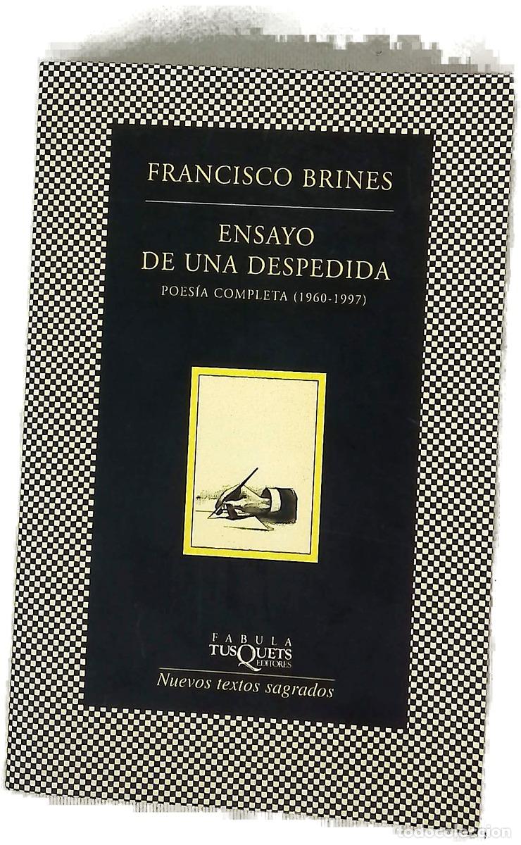 Libros: Ensayo de una despedida poes&iacute;a completa (1960-1997)
