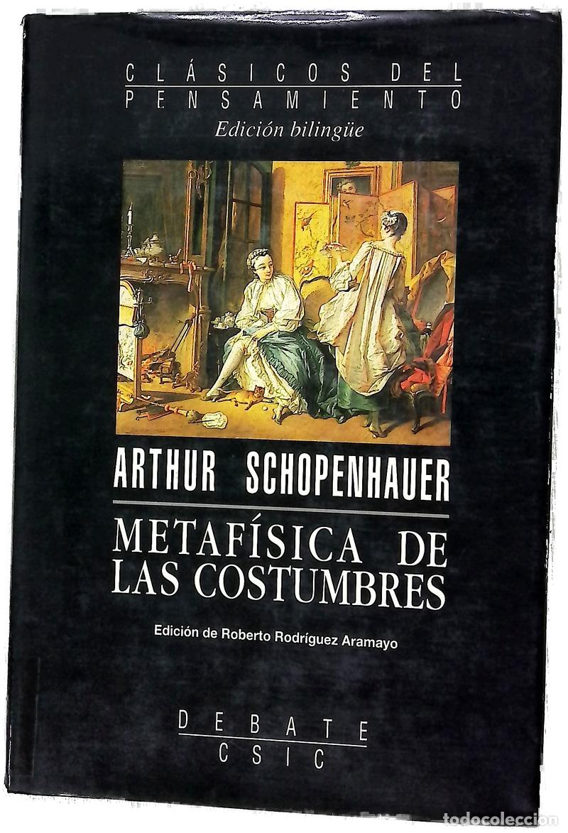 Libri di seconda mano: Metaf&iacute;sica de las costumbres