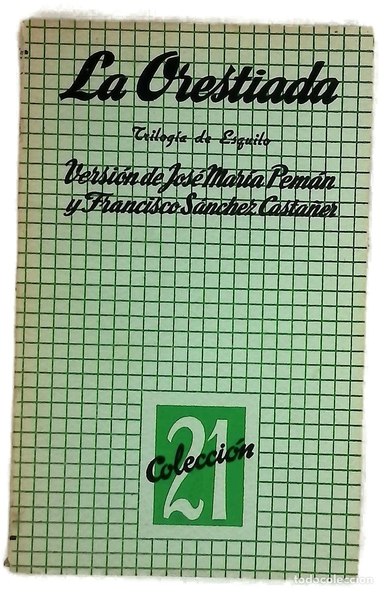 Libros: La Orestiada trilog&iacute;a de Esquilo