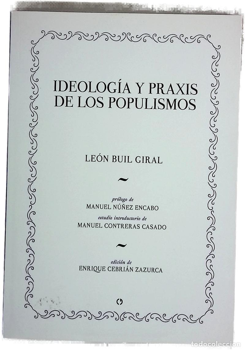Libros: Ideolog&iacute;a y praxis de los populismos