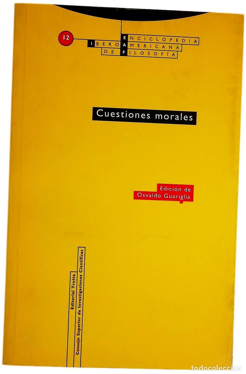 books: Cuestiones morales - Guariglia, Osvaldo
