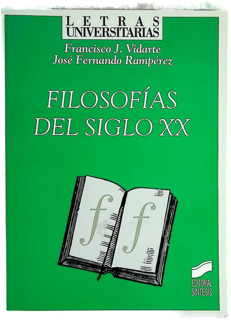 books: Filosof&iacute;as del siglo XX - Vidarte, Francisco Javier; Ramp&eacute;rez Alcolea, Fernando