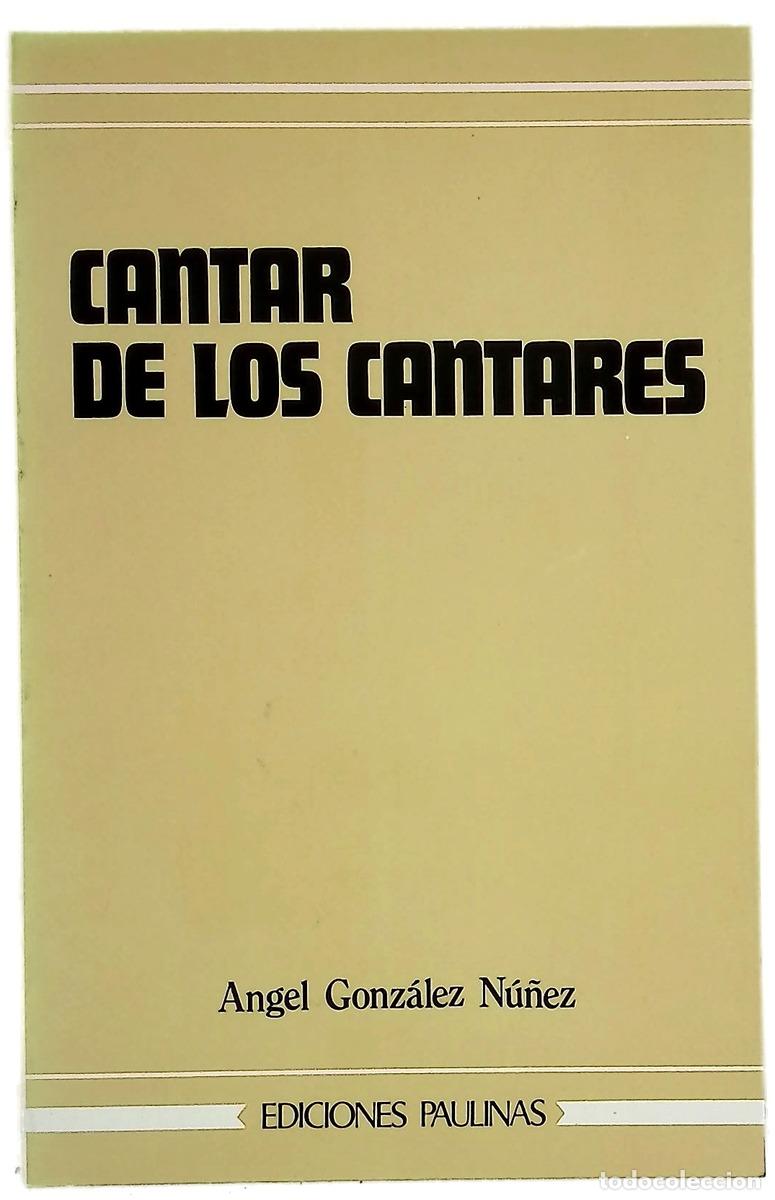 books: Cantar de los cantares - Gonz&aacute;lez N&uacute;&ntilde;ez, &Aacute;ngel