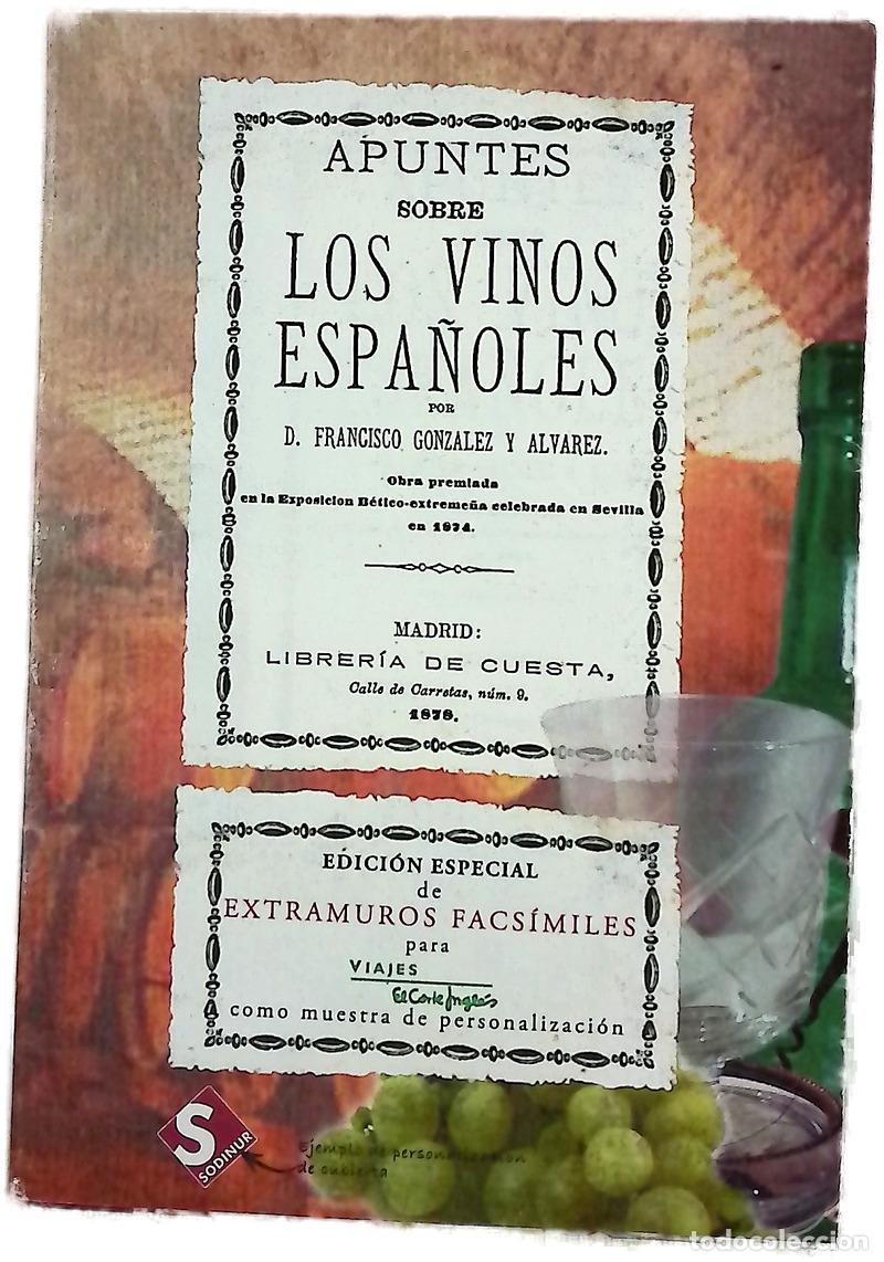 Livres: Apuntes sobre los vinos espa&ntilde;oles
