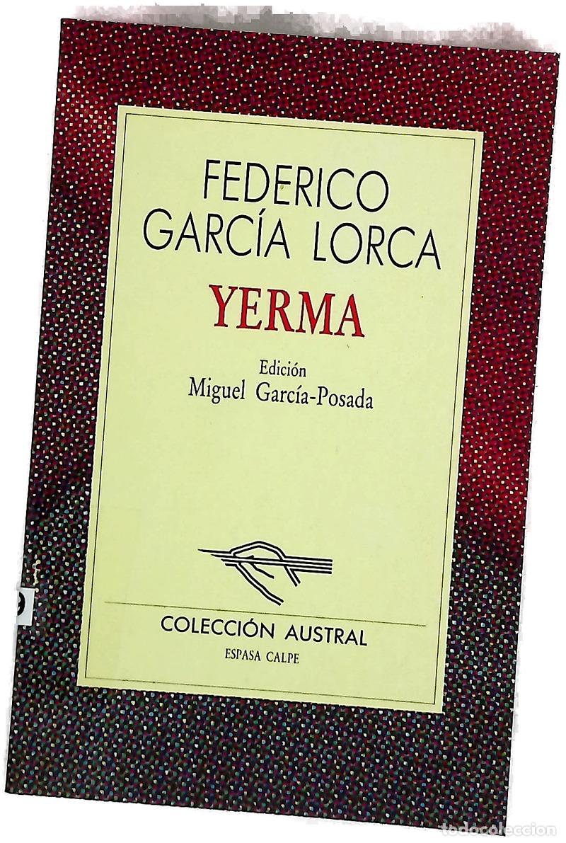 Libros: Yerma - Garc&iacute;a Lorca, Federico; Garc&iacute;a-Posada, Miguel