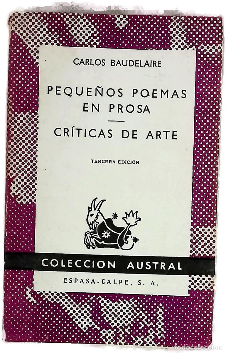 Livres: Peque&ntilde;os poemas en prosa Cr&iacute;ticas de arte