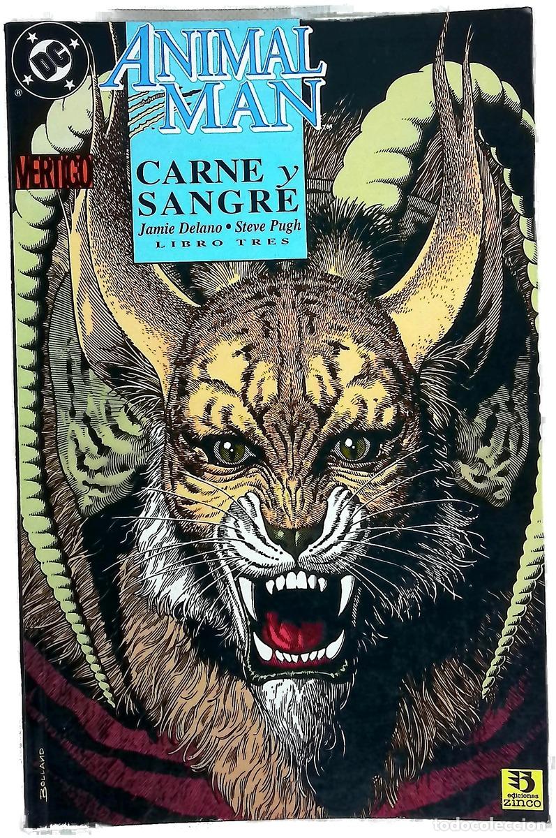 Libros: Animal man carne y sangre