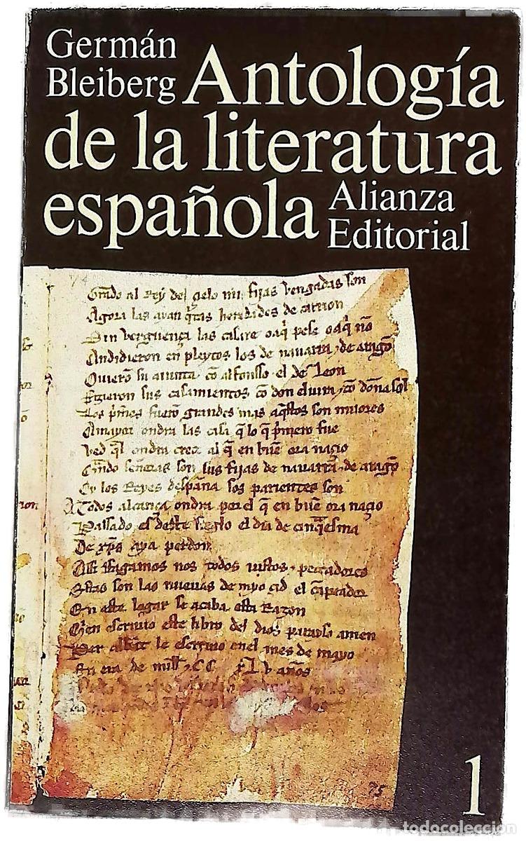 books: Antolog&iacute;a de la Literatura Espa&ntilde;ola