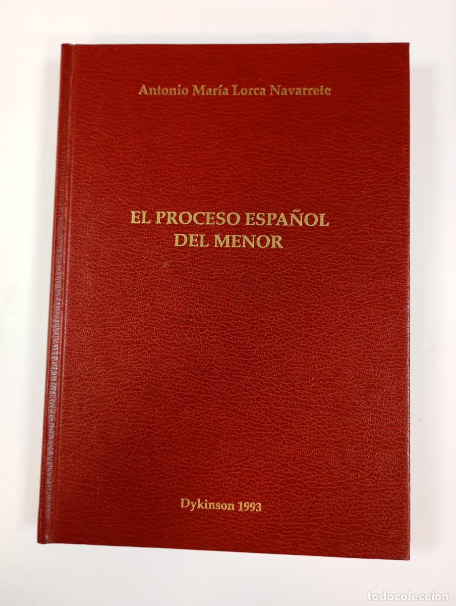 Livres: El proceso espa&ntilde;ol del menor. - Antonio Mar&iacute;a Lorca Navarrete. TDK954