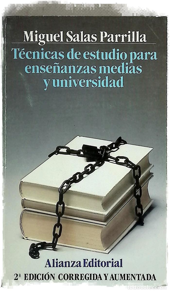 Libros: T&eacute;cnicas de estudio para ense&ntilde;anzas medias y universidad