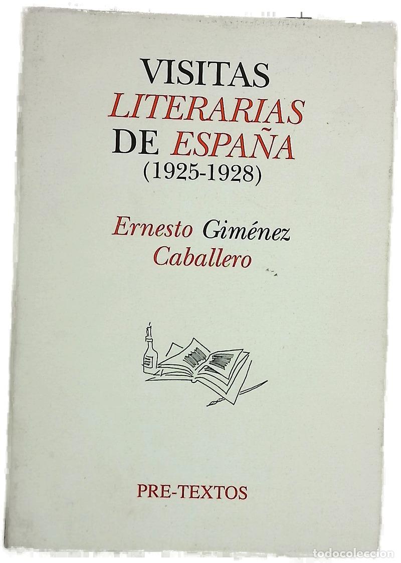Libros: Visitas literarias de Espa&ntilde;a (1925-1928)