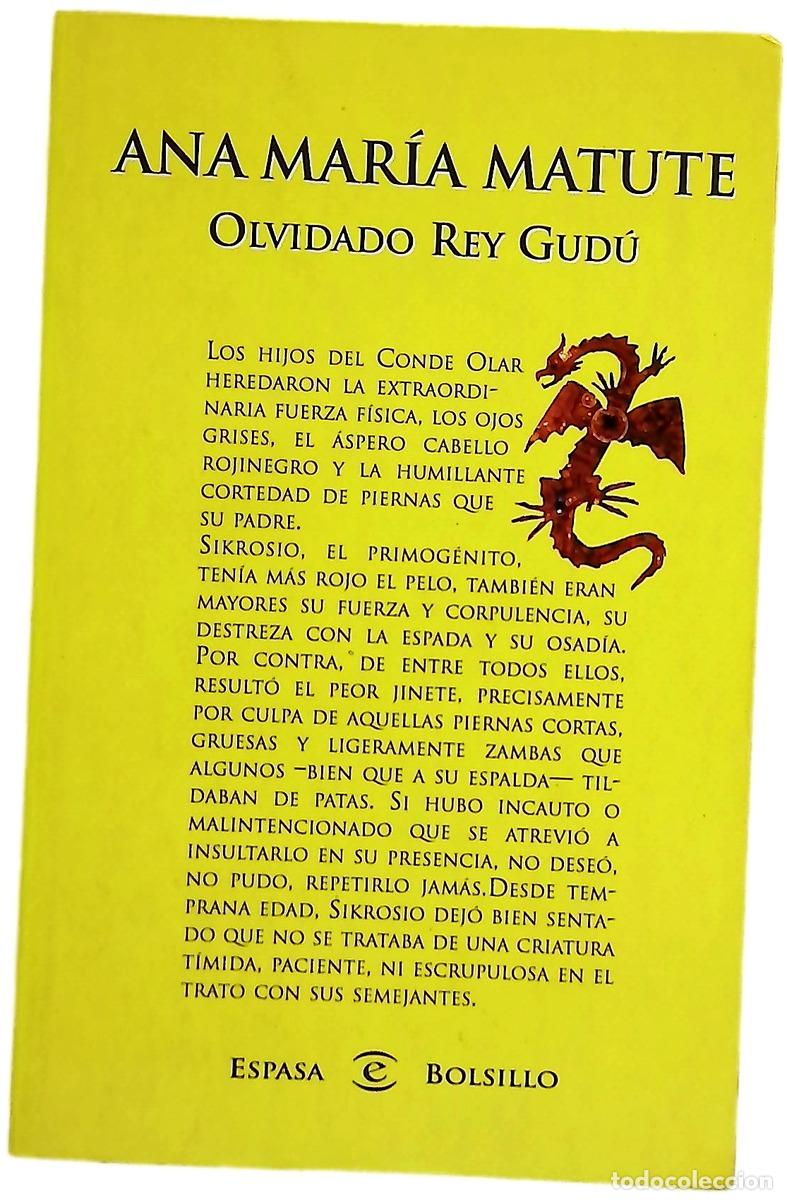 books: Olvidado rey Gud&uacute; - Matute, Ana Mar&iacute;a