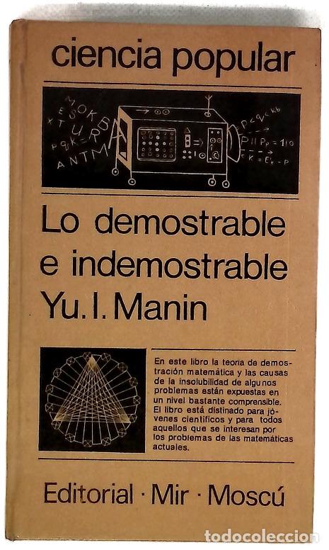 Libri di seconda mano: Lo demostrable e indemostrable