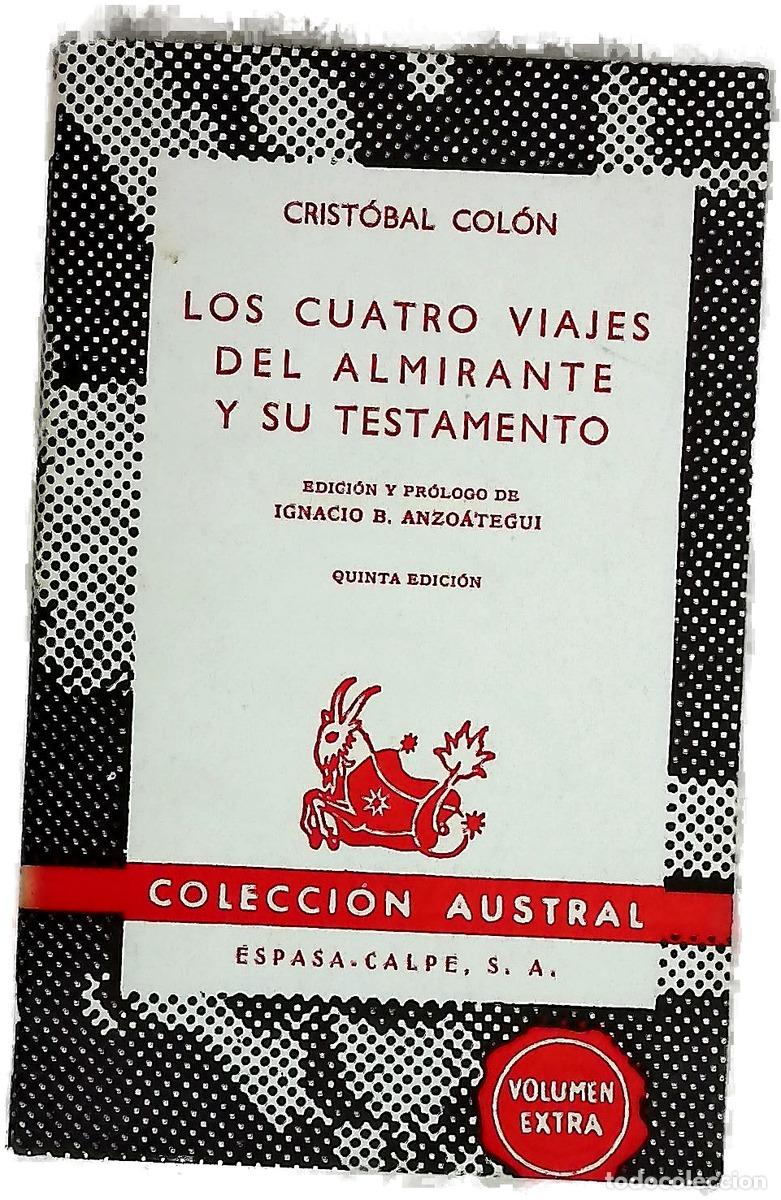 Libros: Los cuatro viajes del Almirante y su testamento