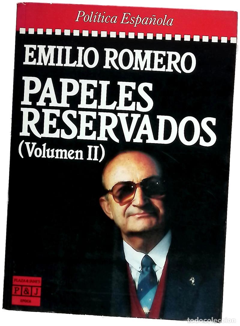 Livros em segunda m&atilde;o: Los papeles reservados de Emilio Romero