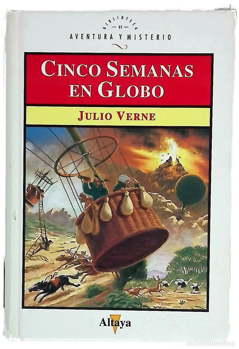 books: Cinco semanas en globo - Verne, Jules; Salabert, Juana; Riou, &Eacute;douard; Montaut, Henri de