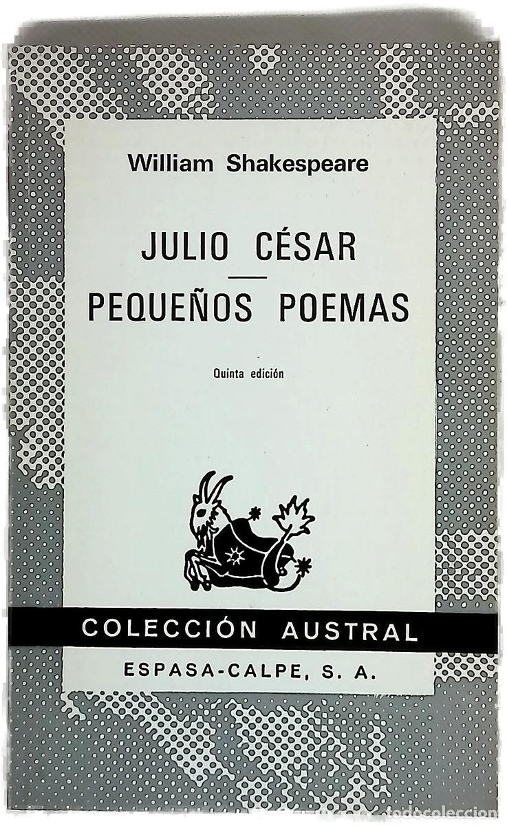Libros: Julio C&eacute;sar Peque&ntilde;os poemas