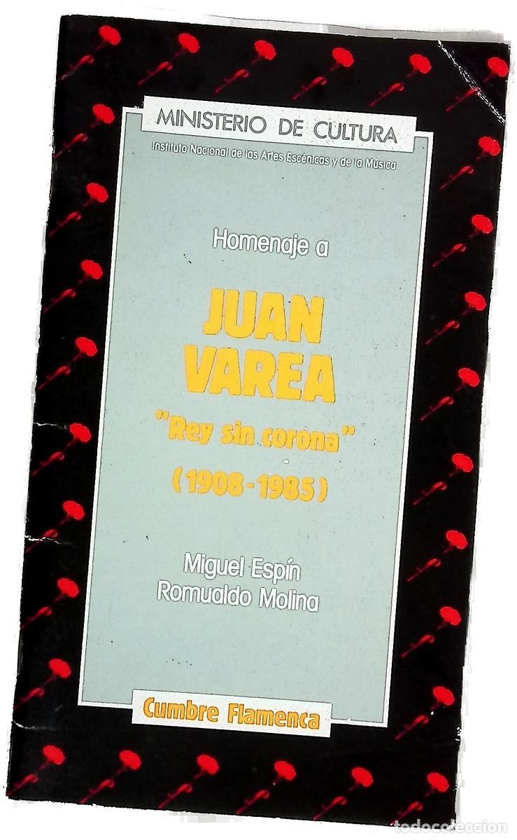 Libros: Homenaje a Juan Varea : &rdquo;rey sin corona&rdquo; : (1908-1985)