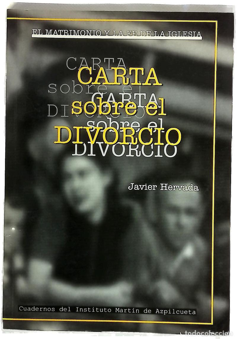 B&uuml;cher: Carta sobre el divorcio el matrimonio y la fe de la Iglesia