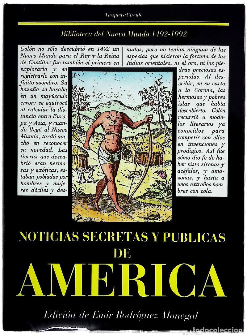 books: Noticias secretas y p&uacute;blicas de Am&eacute;rica