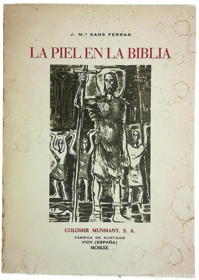 Libros: La piel en la Biblia - Sans Ferr&aacute;n, Jos&eacute; Mar&iacute;a