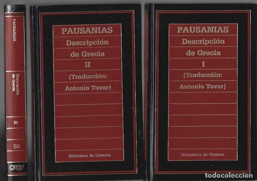 Livros em segunda m&atilde;o: DESCRIPCION DE GRECIA (3 TOMOS) - PAUSANIAS