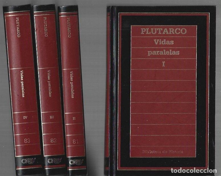 Libros: VIDAS PARALELAS (4 TOMOS) - PLUTARCO - Foto 1