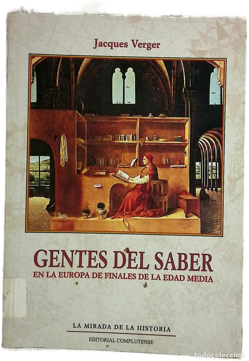 Libros: Gentes del saber en la Europa de finales de la Edad Media