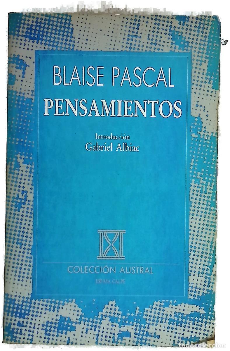Livres: Pensamientos - Pascal, Blaise; Zubiri, Xavier