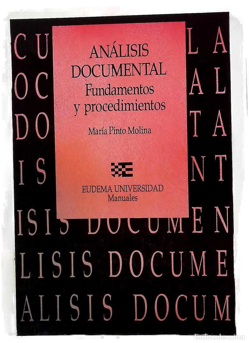 Livres: An&aacute;lisis documental fundamentos y procedimientos