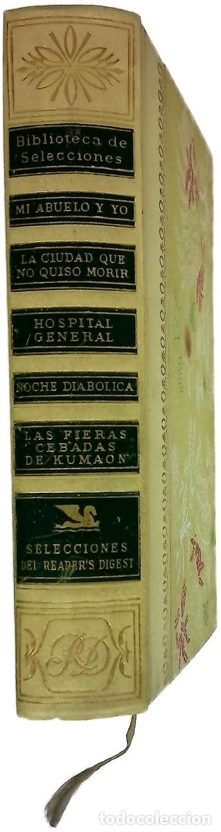 Livres: Mi abuelo y yo; La ciudad que no quiso morir; Hospital general; Noche diab&oacute;lica; Las fieras cebad...