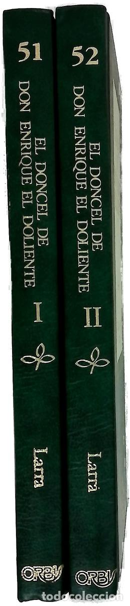 books: El doncel de don Enrique el Doliente Tomo I y II