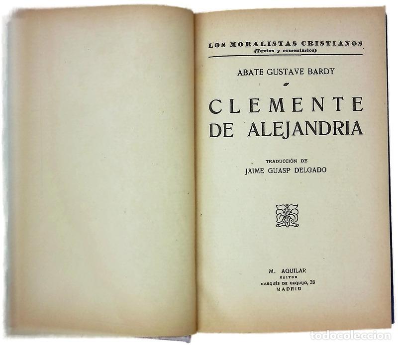 Livros em segunda m&atilde;o: Clemente de Alejandria - Gustave, Abate