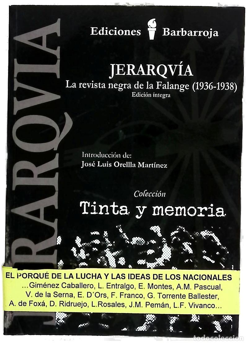 B&uuml;cher: Jerarqv&iacute;a, la revista negra de la Falange Pamplona, 1936-1938
