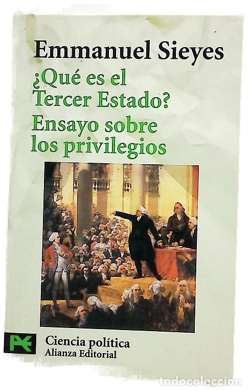 Livros em segunda m&atilde;o: &iquest;Qu&eacute; es el Tercer Estado? precedido de Ensayo sobre los privilegios