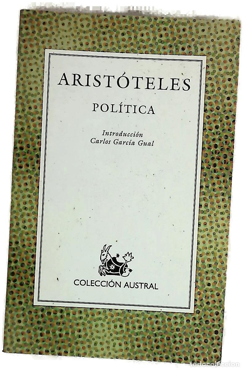Libros: Pol&iacute;tica - Arist&oacute;teles; Azc&aacute;rate, Patricio de