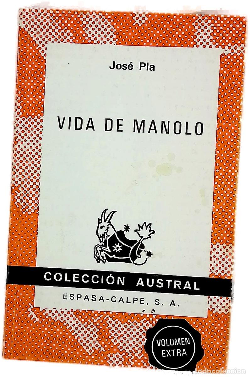 Libros: Vida de Manolo - Pla, Josep