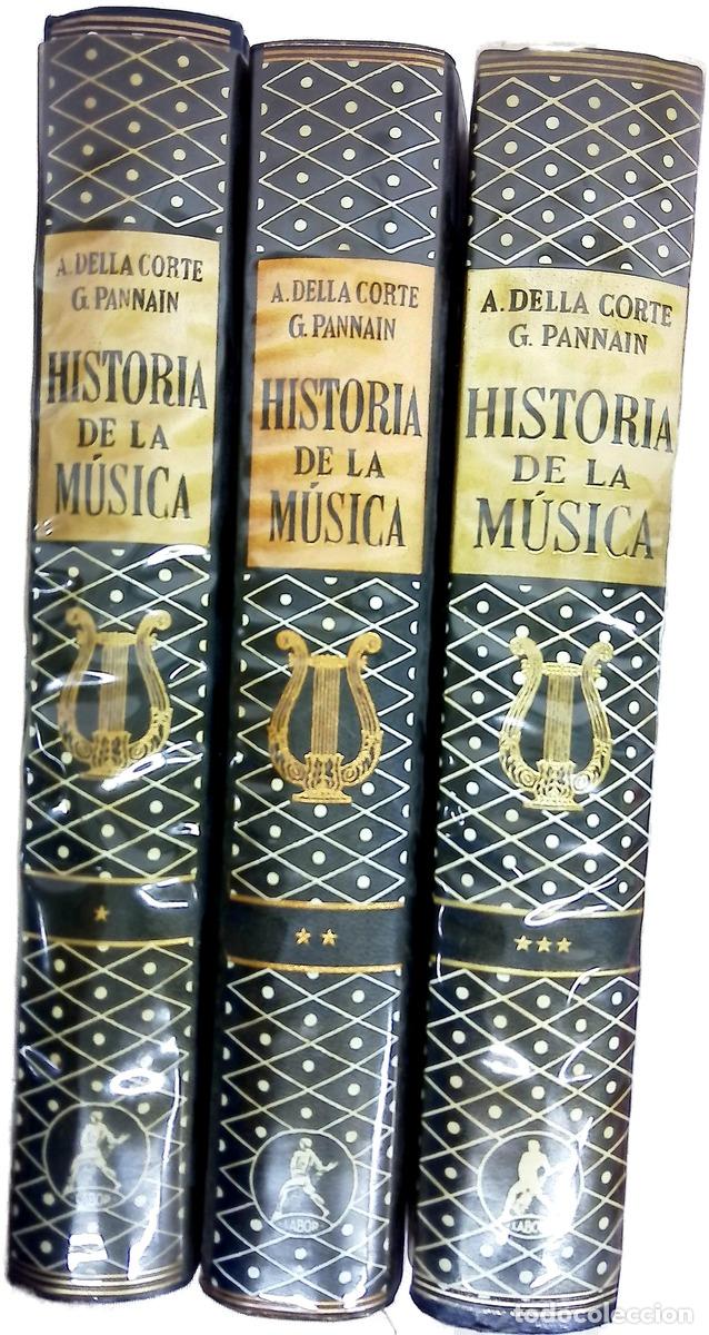 Libros: Historia de la M&uacute;sica Tomo I , II y III